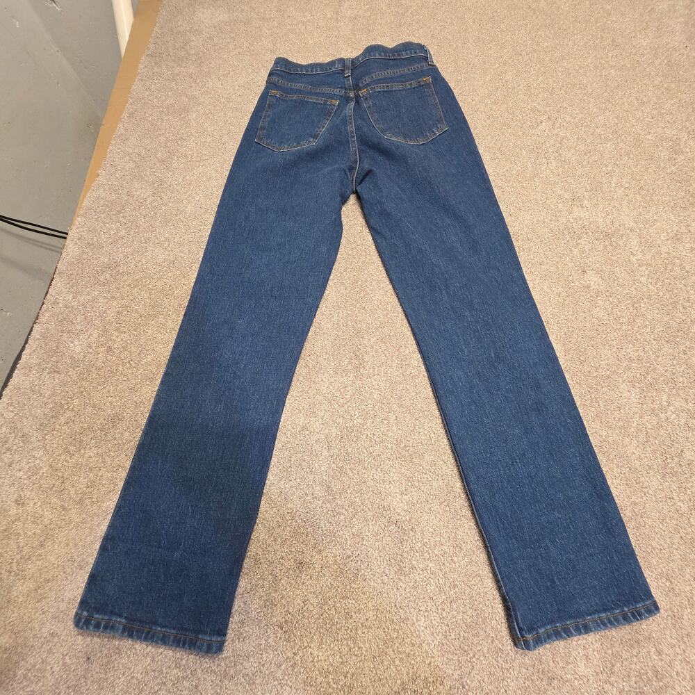 Abercrombie & Fitch The 90s Straight Ultra High Rise Jeans 28/6 Dark Wash Indigo